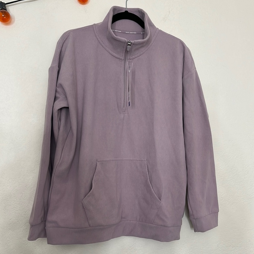 🎀 NWT pastel purple sweater mock neck fuzzy soft material
